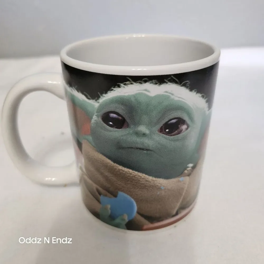 Star Wars The Mandalorian Baby Yoda Ceramic Coffee Mug 12oz Dishwasher & Microwa
